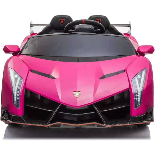 24V 4x4 Lamborghini Veneno 2 Seater Ride on Car Pink - Ride-On - 2