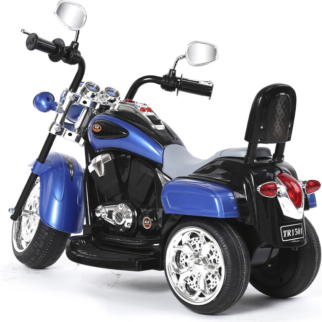 6V  Chopper Style Ride on Trike Blue - Ride-On - 3