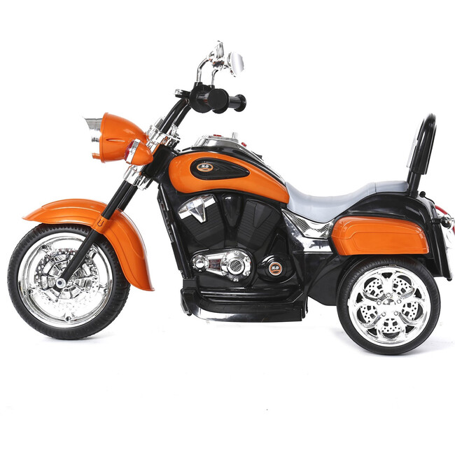 6V  Chopper Style Ride on Trike Orange - Ride-On - 3