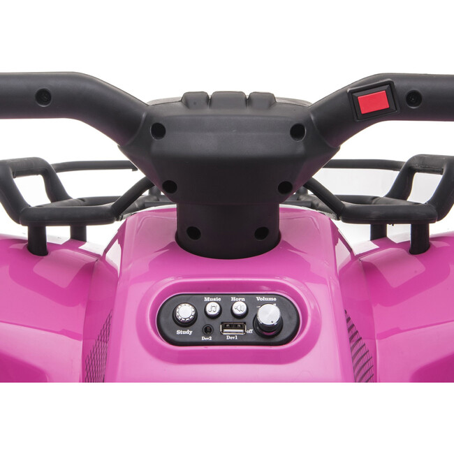 6V  ATV 1 Seater Ride on Pink - Ride-On - 5