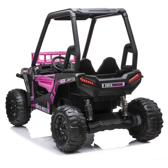 24V 4x4  Off Road UTV 2 Seater Ride on Pink - Ride-On - 3