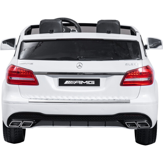 12V Mercedes Benz GLS63 AMG 2 Seater Ride on Car White - Ride-On - 3