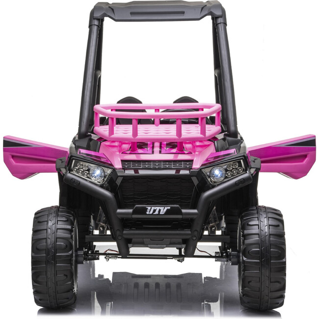 24V 4x4  Off Road UTV 2 Seater Ride on Pink - Ride-On - 4
