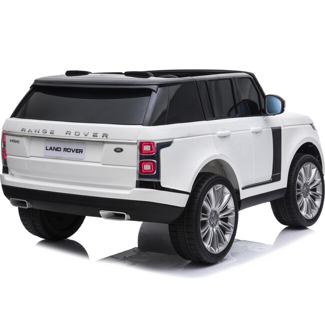 24V Range Rover HSE 2 Seater Ride on Car White - Ride-On - 4