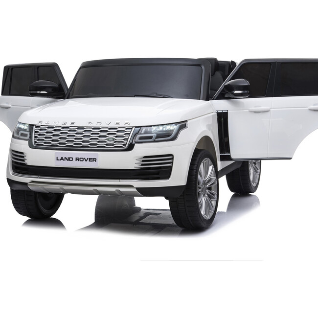 24V Range Rover HSE 2 Seater Ride on Car White - Ride-On - 6