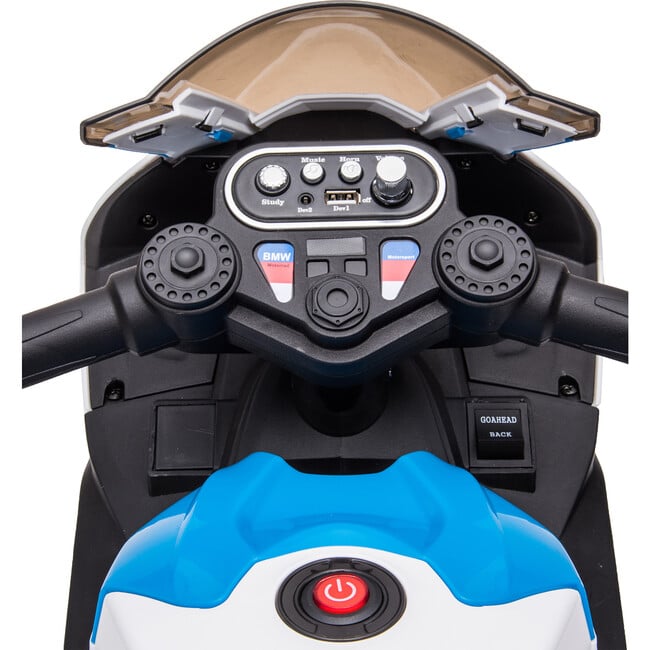 12V BMW HP4 1 Seater Ride on Trike Blue - Ride-On - 6