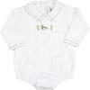 Mallard Bubble Romper, White - Rompers - 1 - thumbnail