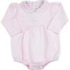Sprinkle of Roses Bubble, Pink - Rompers - 1 - thumbnail