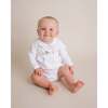 Mallard Bubble Romper, White - Rompers - 2