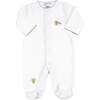 Mallard Footie, White - Footie Pajamas - 1 - thumbnail