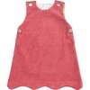 Corduroy Jumper Dress, Coral - Dresses - 1 - thumbnail
