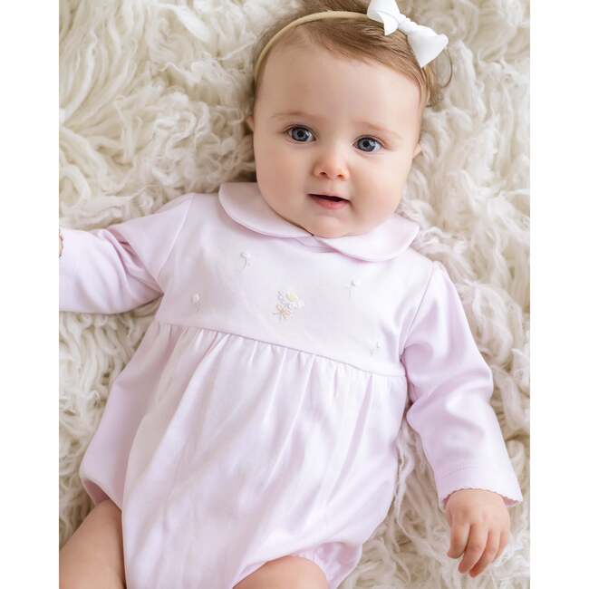 Sprinkle of Roses Bubble, Pink - Rompers - 3