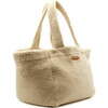 Monogrammable Slouchy Teddy Tote, Neutral - Bags - 3 - thumbnail