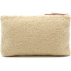 Monogrammable Teddy Clutch, Neutral - Bags - 5 - thumbnail