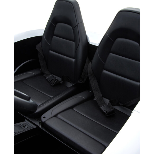24V  Sport Car 2 Seater Big Ride on White - Ride-On - 3