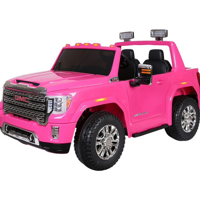 12V GMC Denali 2 Seater Ride on Car Pink - Ride-On - 3