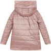 Girls Fury Reversible Faux Fur Hooded Coat, Blush Pink - Coats - 4