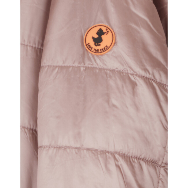Girls Fury Reversible Faux Fur Hooded Coat, Blush Pink - Coats - 5
