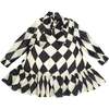 Girls Special Occasion Dress with a Bow, Black - Dresses - 1 - thumbnail