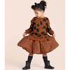 Girls Quilted Nylon Skirt, Rust - Skirts - 2