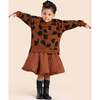 Girls Quilted Nylon Skirt, Rust - Skirts - 3