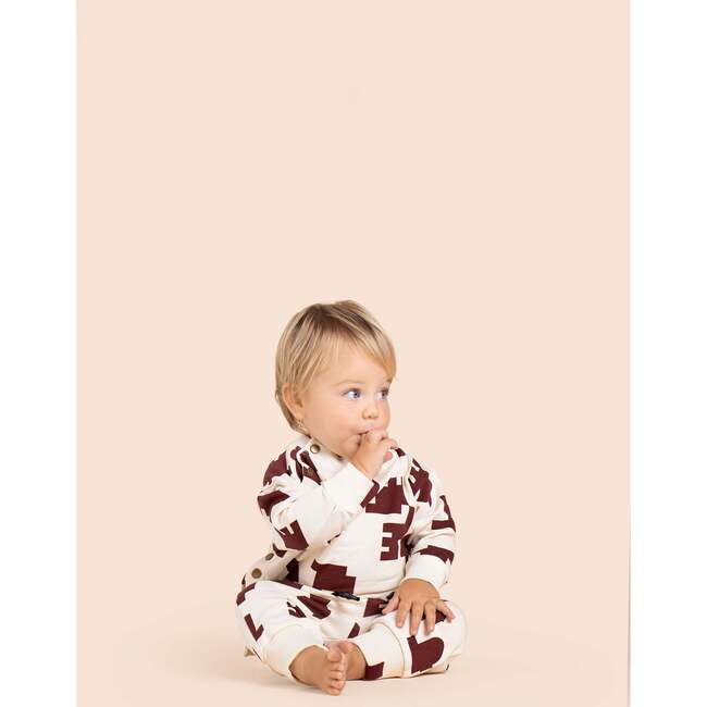 Baby Terry Joggers with Print, Off-White - Sweatpants - 3