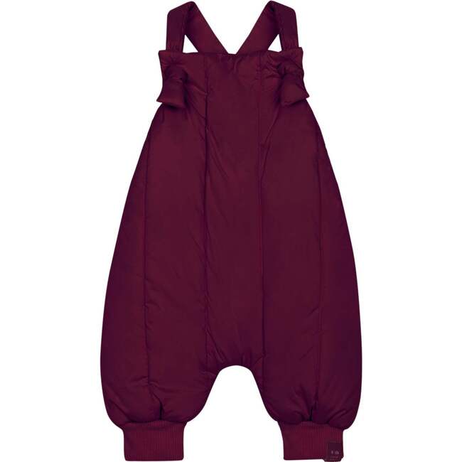 Baby Quilted Dungarees, Maroon