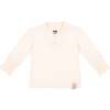 Baby Henley with Long Sleeve, Off-white - T-Shirts - 1 - thumbnail