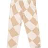 Baby Leggings with Print, Beige - Leggings - 1 - thumbnail