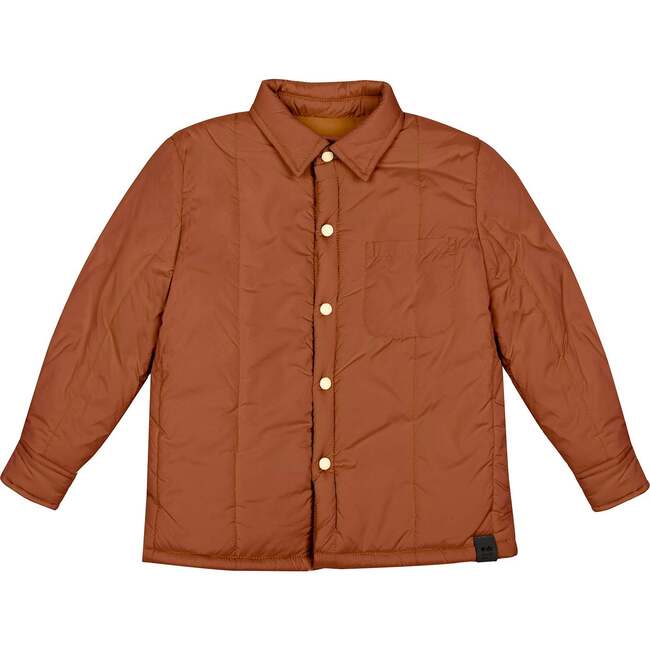 Kids Quilted Work Shirt, Rust