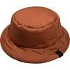 Kids Quilted Nylon Bucket Hat, Rust - Hats - 1 - thumbnail