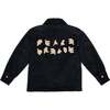 Kids Corduroy Work Shirt, Black - Shirts - 2