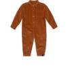 Kids Corduroy Mechanic Jumpsuit, Rust - Rompers - 1 - thumbnail