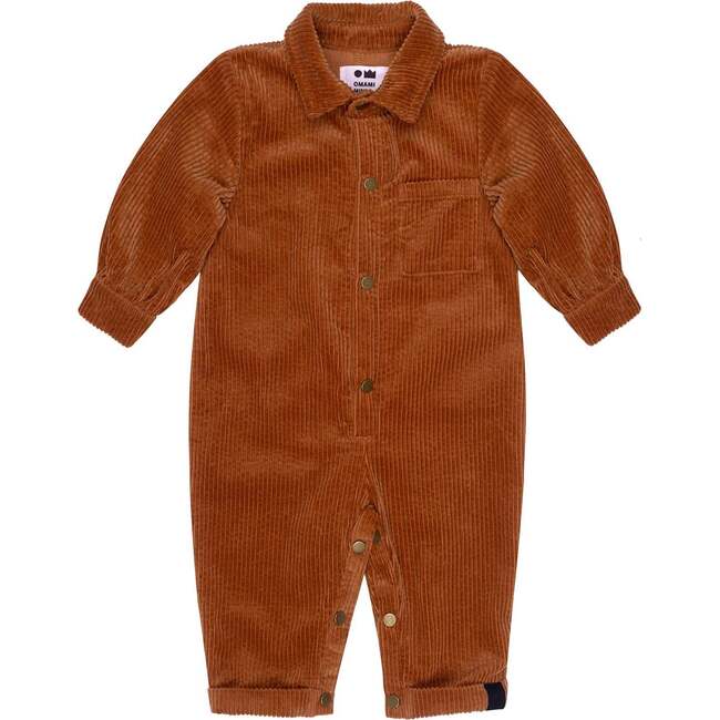 Baby Corduroy Jumpsuit, Rust