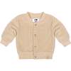 Baby Corduroy Bomber Jacket, Beige - Jackets - 1 - thumbnail