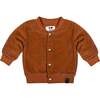 Baby Corduroy Bomber Jacket, Rust - Jackets - 1 - thumbnail