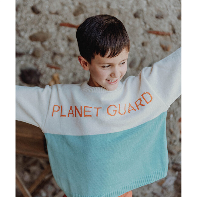 Planet Guard Sweater, Beige - Sweaters - 2