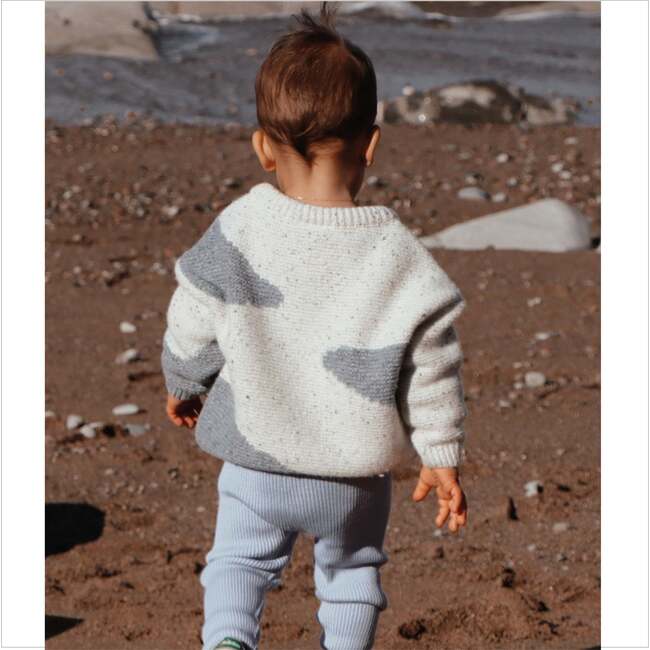 Icerberg Sweater, White/Blue - Sweaters - 3