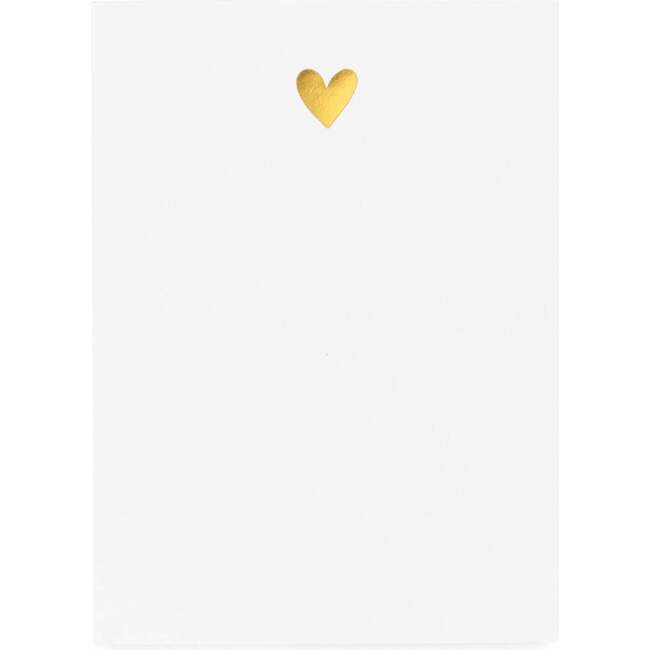 Mini Pad, Gold Heart