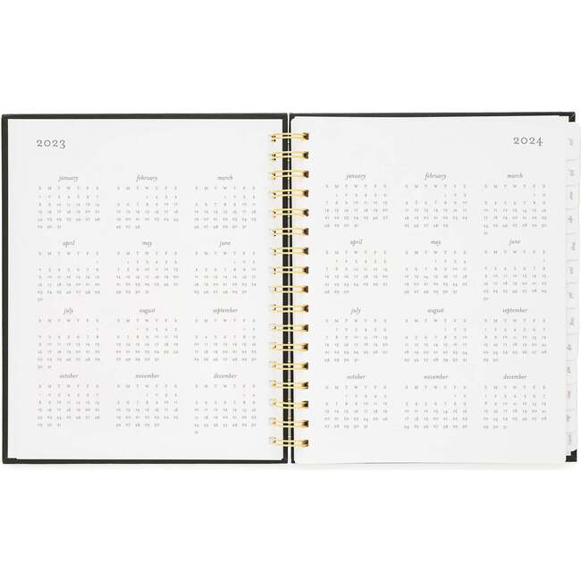 Signature Spiral Planner, Black, 2023 - Paper Goods - 4