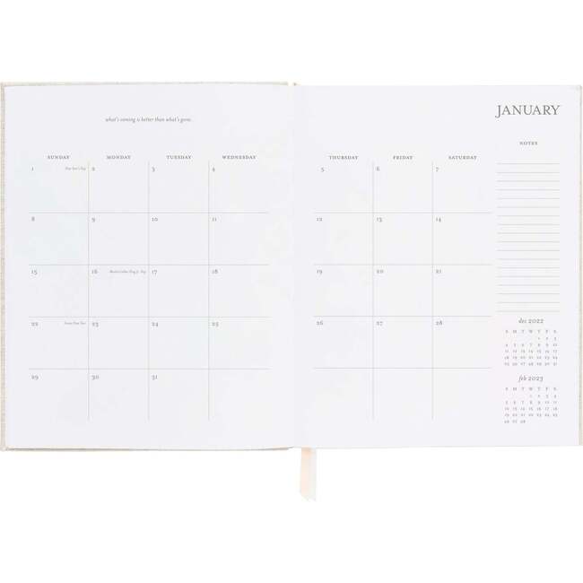 Desk Agenda, Flax, 2023 - Paper Goods - 4