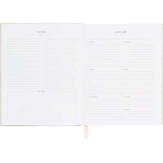 Desk Agenda, Flax, 2023 - Paper Goods - 5