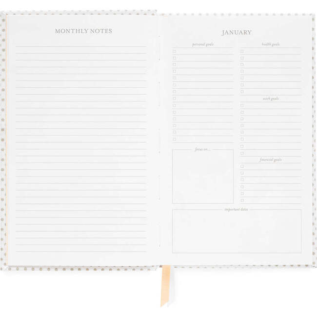 Small Bound Agenda, Grey Dot, 2023 - Paper Goods - 4