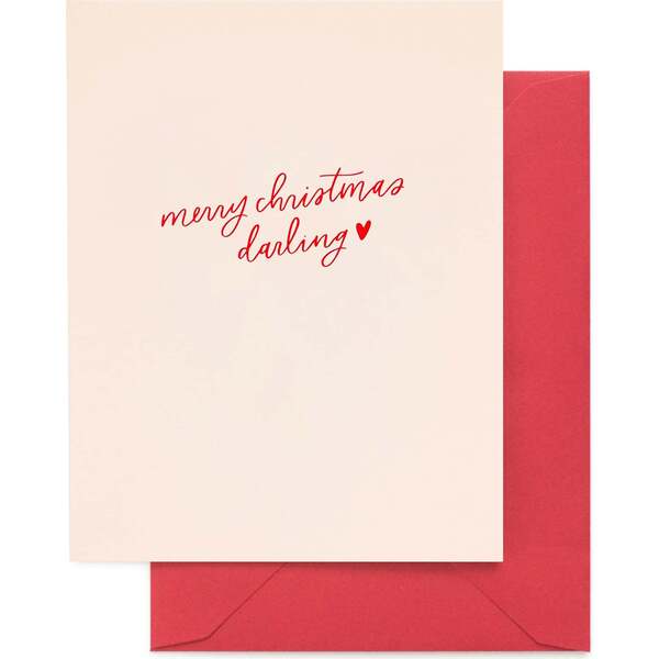 Merry Christmas Darling Card - Sugar Paper Paper Goods | Maisonette