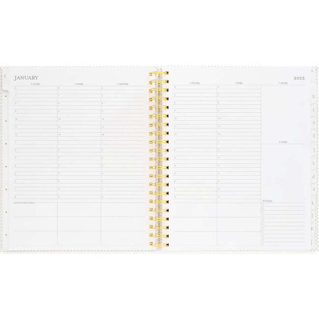 Large Daily Planner Black Pindot 2023 Sugar Paper Desk Stationery large-daily-planner-black-pindot-2023-sugar-paper-desk-stationery