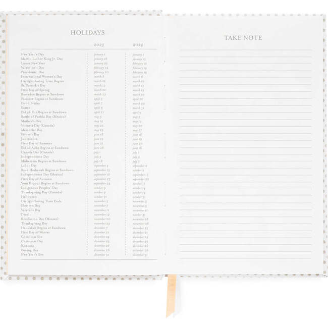 Small Bound Agenda, Grey Dot, 2023 - Paper Goods - 5