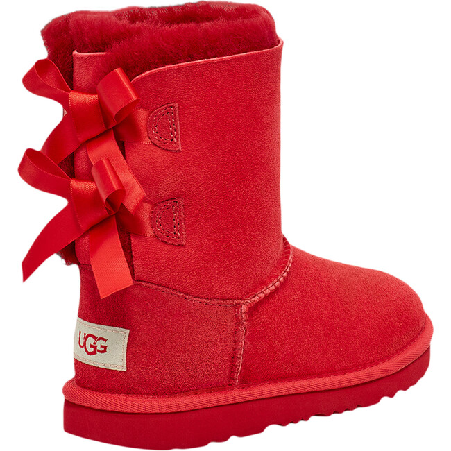 Bailey Bow Toddler Winter Boots, Red - Boots - 3
