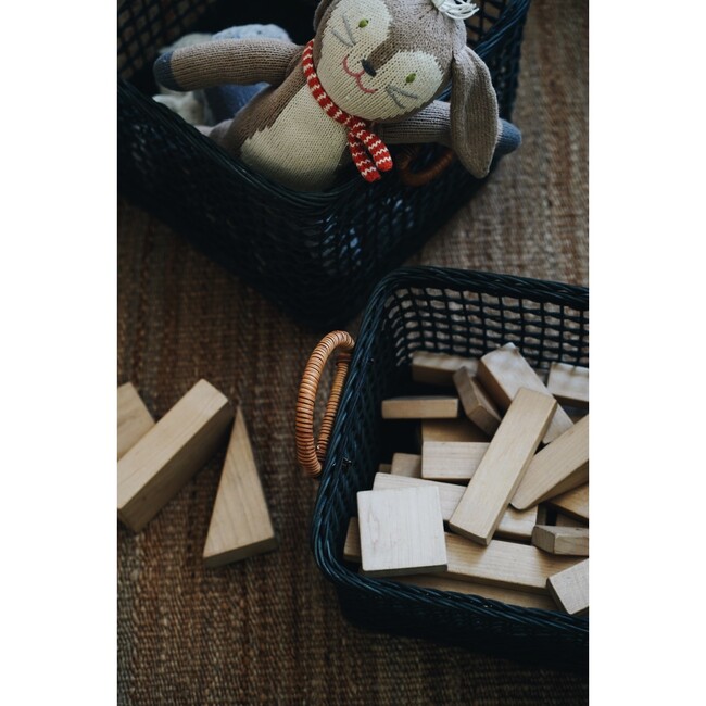 Rattan Cabouche Basket, Ink - Easter Baskets - 3