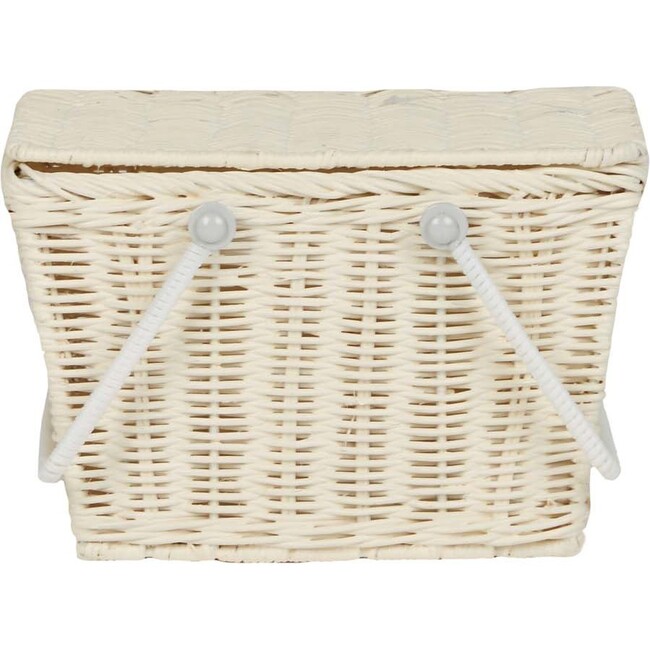 Rattan Piki Basket, Chalk - Baskets & Bins - 3