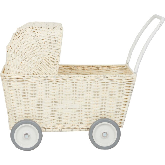 Rattan Strolley, Chalk - Baskets & Bins - 4
